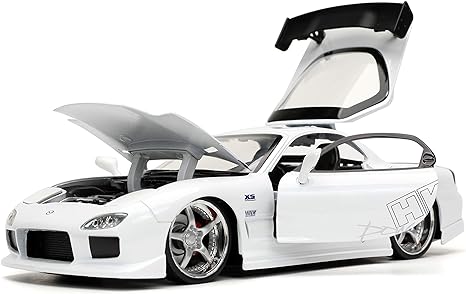 Mazda RX-7 FD3S Wide Body HKS 1993 – Jada 1:24 Fast &amp; Furious | 32607 Open Engine View