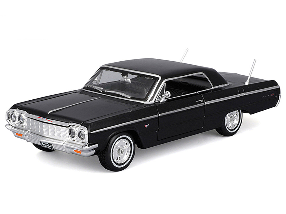 1964 Chevrolet Impala SS Black "Special Edition" Series 1/26 Diecast Model Car by Maisto-0