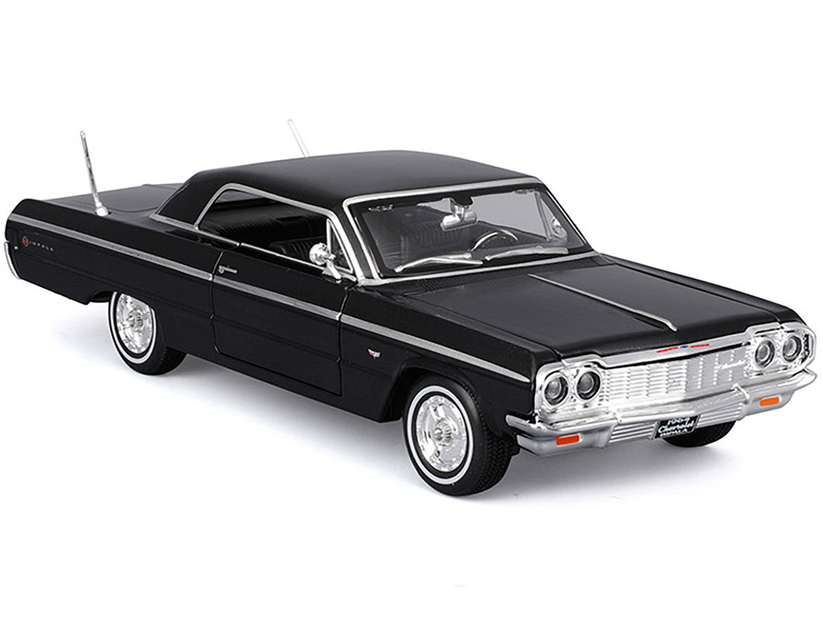 1964 Chevrolet Impala SS Black "Special Edition" Series 1/26 Diecast Model Car by Maisto-1