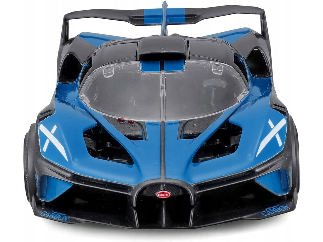 Bugatti Bolide Blue and Black Metallic "Special Edition" Series 1/24 Diecast Model Car by Maisto-2