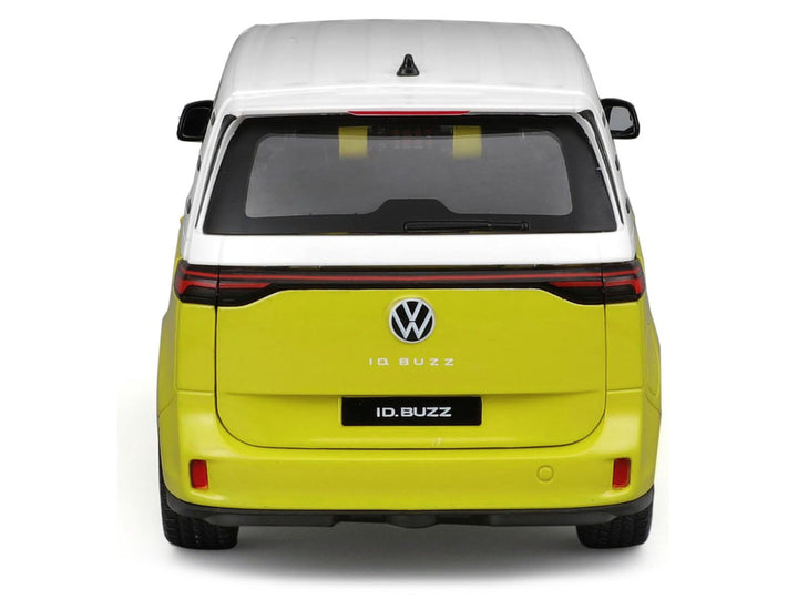 2023 Volkswagen ID. Buzz Van Yellow and White "Special Edition" Series 1/24 Diecast Model Car by Maisto-0