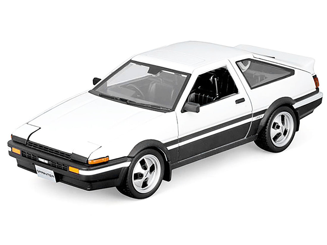 Toyota Sprinter Trueno AE86 RHD (Right Hand Drive) White with Black Stripes "Special Edition" Series 1/24 Diecast Model Car by Maisto 2