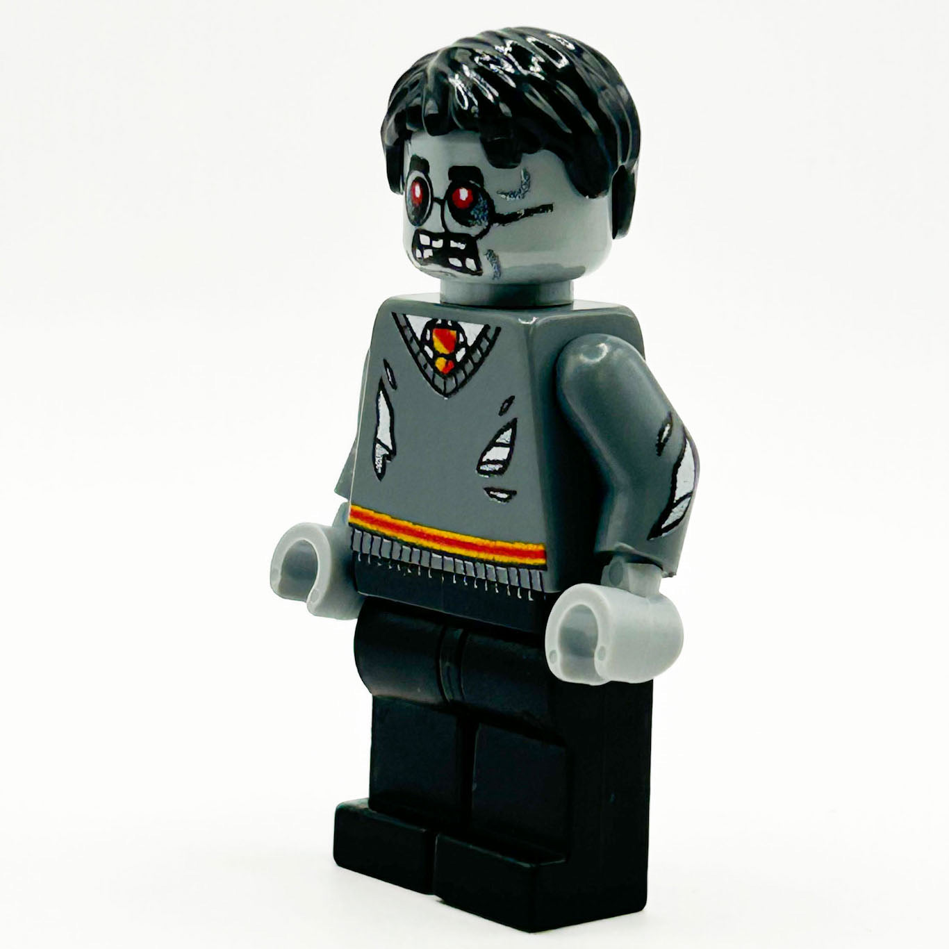 Zombie Harry - B3 Customs Minifig made using LEGO parts 2