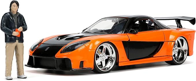 Mazda RX-7 1995 Widebody With Han Figure Tokyo Drift Jada 1:24 – Fast &amp; Furious – Hollywood Rides | 33174 Driver Side View