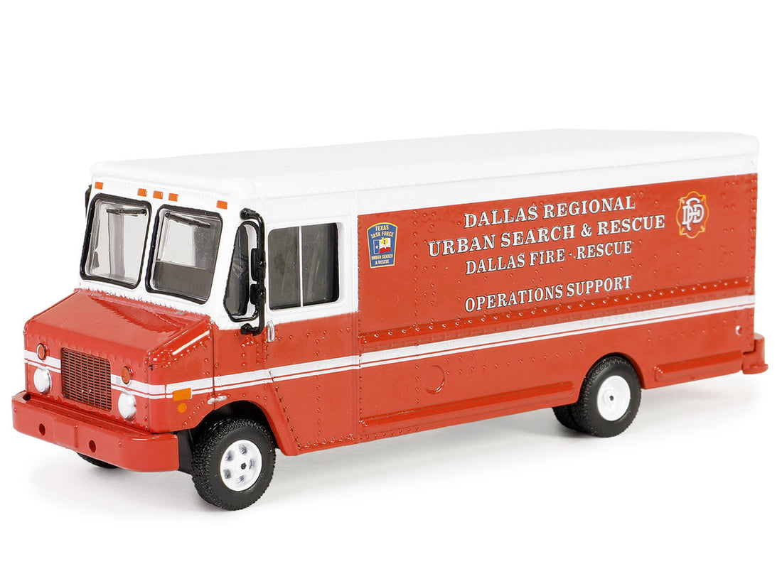 2019 Step Van "Dallas Regional Urban Search & Rescue - Dallas Fire Department Texas" Red with White Top "H.D. Trucks" Series 25 1/64 Diecast Model Car by Greenlight-1