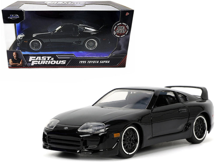 1995 Toyota Supra Black "Fast & Furious" Movie 1/32 Diecast Model Car by Jada-0