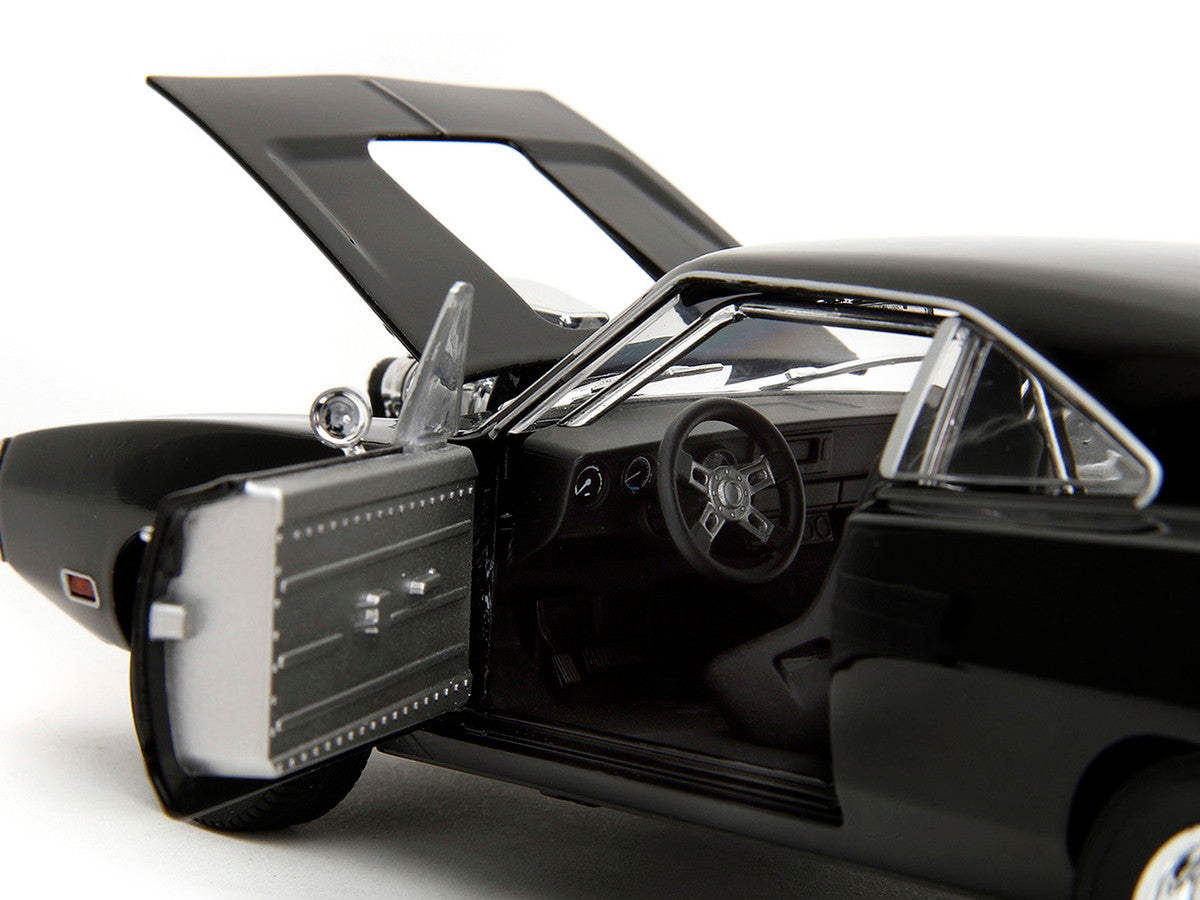 Dom's Dodge Charger R/T Black "Fast & Furious" (2009) Movie "TrueSpec" Series 1/24 Diecast Model Car by Jada-1