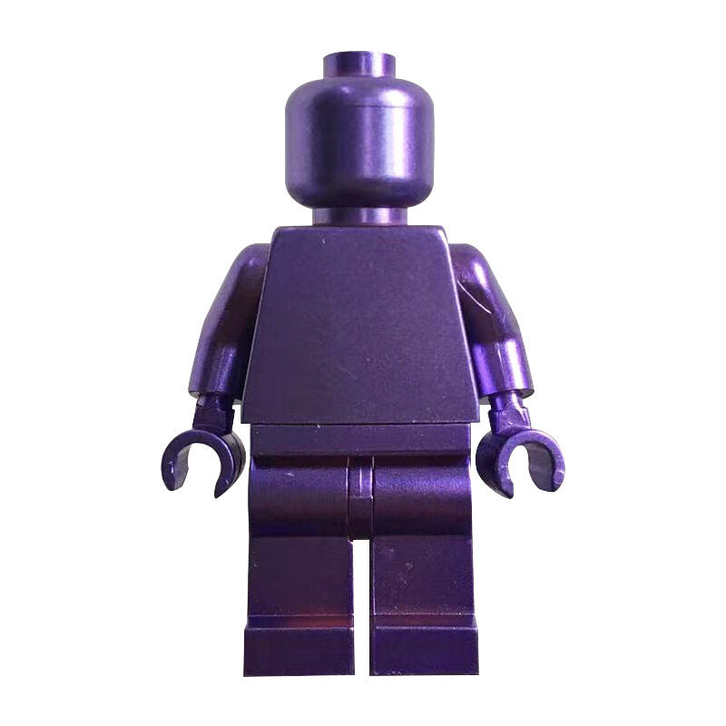 Monochrome Metallic Minifigure for Lego 8