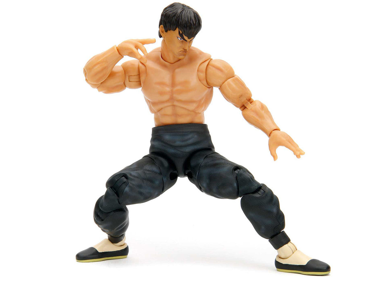 Fei Long 6" Moveable Figure with Accessories and Alternate Head and Hands "Ultra Street Fighter II: The Final Challengers" (2017) Video Game model by Jada-2