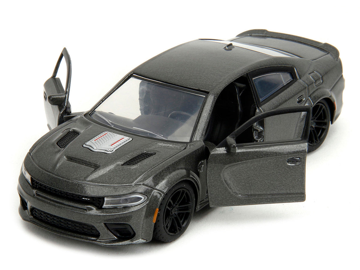 2021 Dodge Charger SRT Hellcat Gray Metallic "Fast X" (2023) Movie "Fast & Furious" Series 1/32 Diecast Model Car by Jada-1
