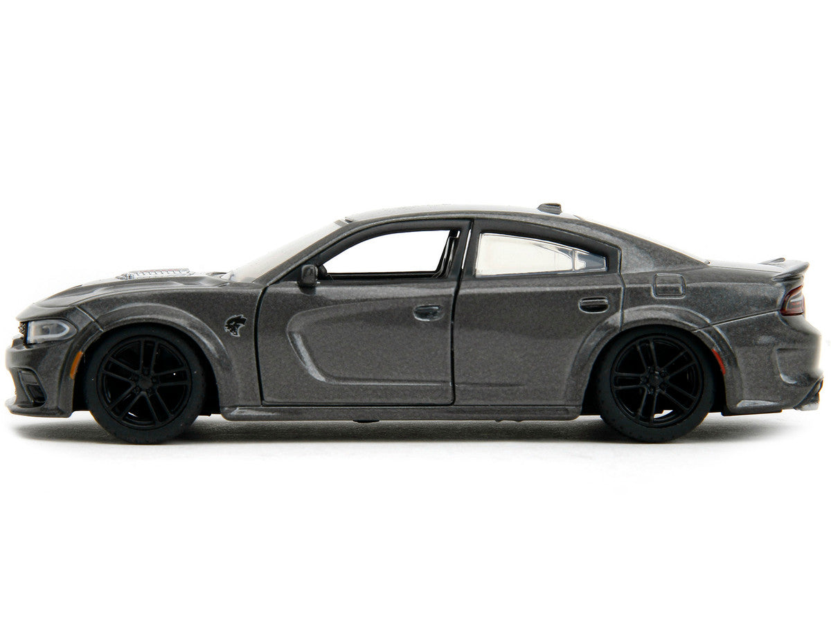 2021 Dodge Charger SRT Hellcat Gray Metallic "Fast X" (2023) Movie "Fast & Furious" Series 1/32 Diecast Model Car by Jada-2