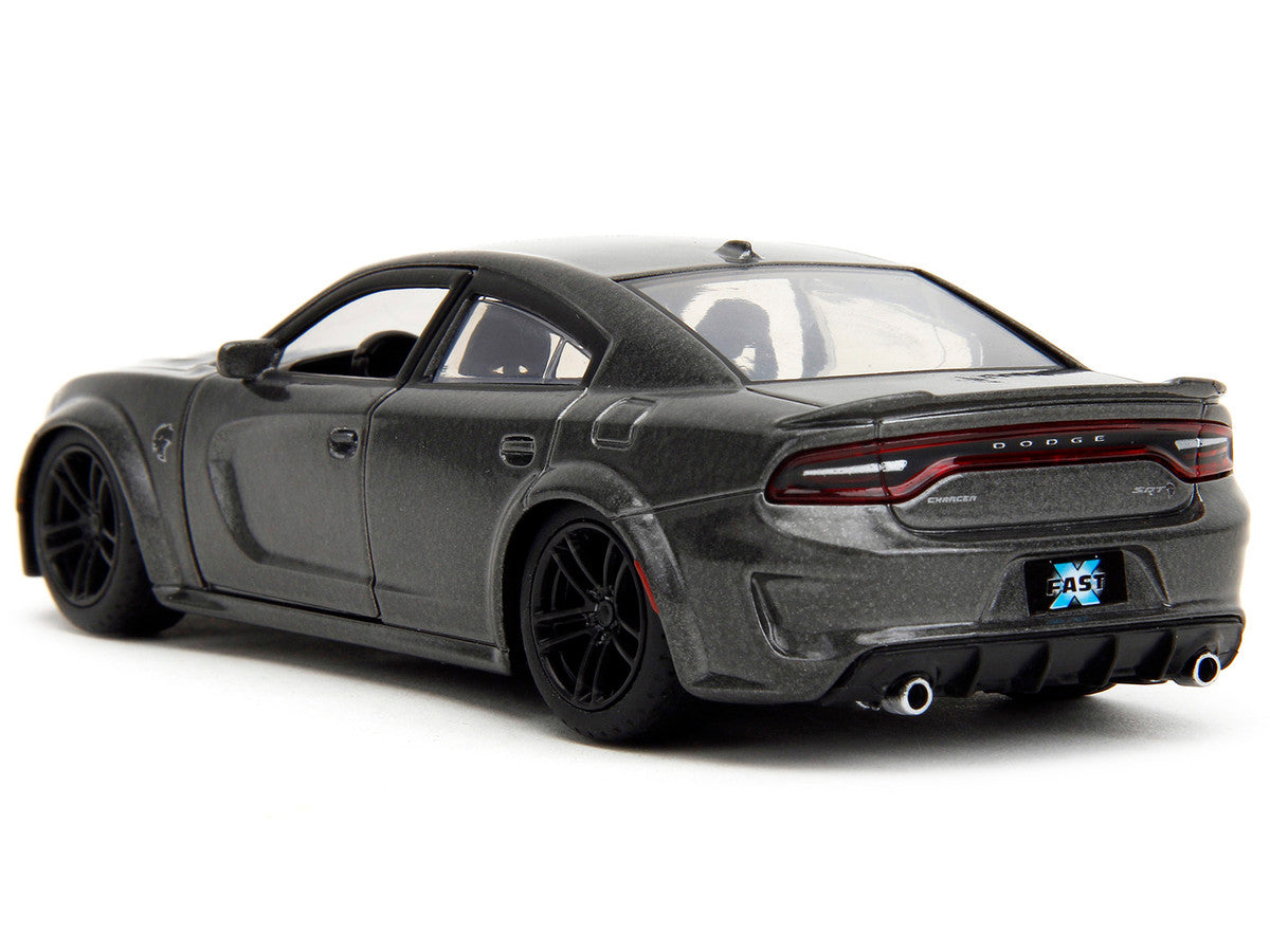 2021 Dodge Charger SRT Hellcat Gray Metallic "Fast X" (2023) Movie "Fast & Furious" Series 1/32 Diecast Model Car by Jada-4