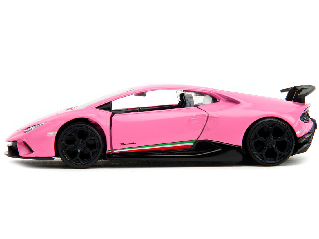 Lamborghini Huracan Performante Matt Pink "Pink Slips" Series 1/32 Diecast Model Car by Jada-2