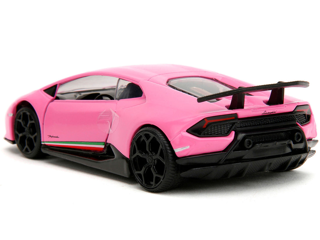 Lamborghini Huracan Performante Matt Pink "Pink Slips" Series 1/32 Diecast Model Car by Jada-4