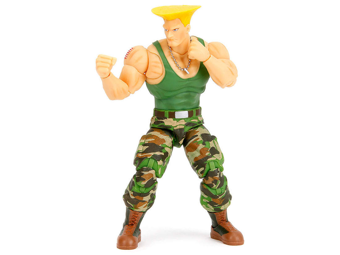 Jada Toys Guile Street Fighter action figure front pose