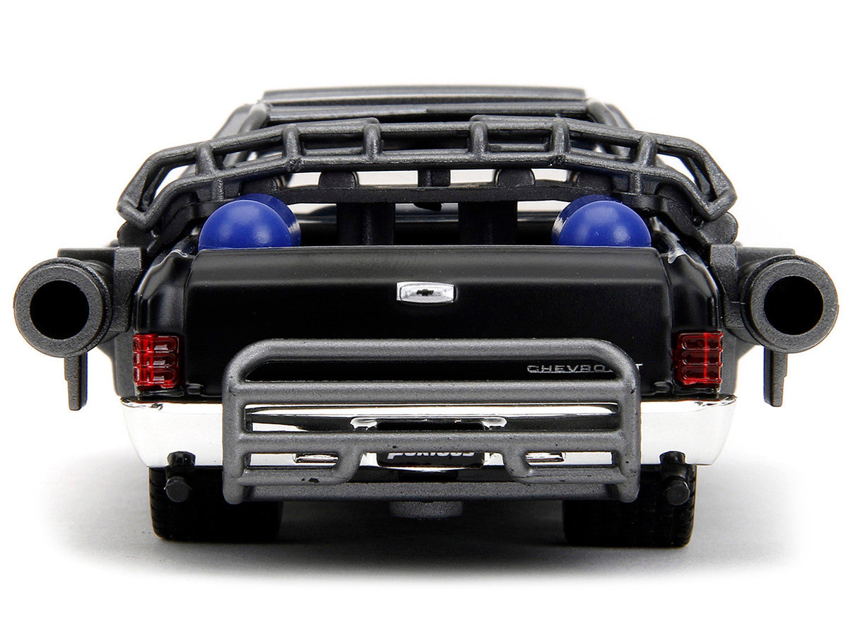1967 Chevrolet El Camino with Cannons Matt Black "Fast X" (2023) Movie "Fast & Furious" Series 1/32 Diecast Model Car by Jada-3