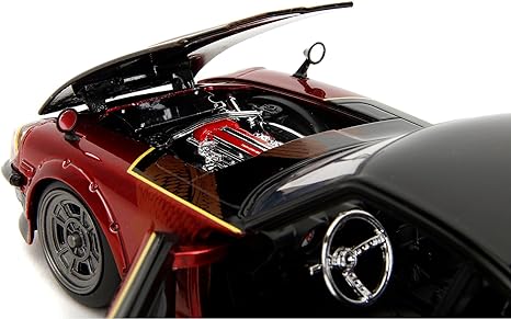 Datsun 240Z 1972 – Red/Black Jada 1:24 – Fast &amp; Furious: Fast X | 34916 Open hood view