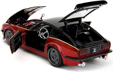 Datsun 240Z 1972 – Red/Black Jada 1:24 – Fast &amp; Furious: Fast X | 34916 Open Trunk View