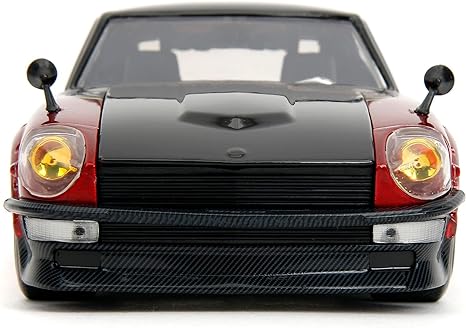 Datsun 240Z 1972 – Red/Black Jada 1:24 – Fast &amp; Furious: Fast X | 34916 Front facing view