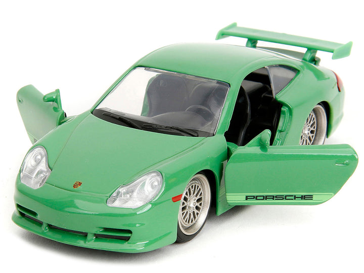 Porsche 911 GT3 (996) Green "Pink Slips" Series 1/32 Diecast Model Car by Jada-1