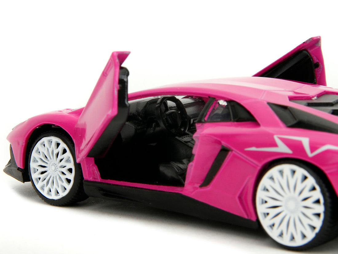 Lamborghini Aventador SV Pink "Pink Slips" Series 1/32 Diecast Model Car by Jada-2