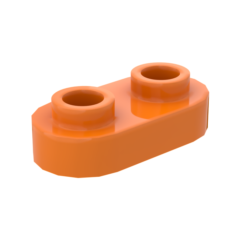 1×2 Rounded Plate w/ Open Stud – Pack of 10 – LEGO® Compatible – Choose Color 4