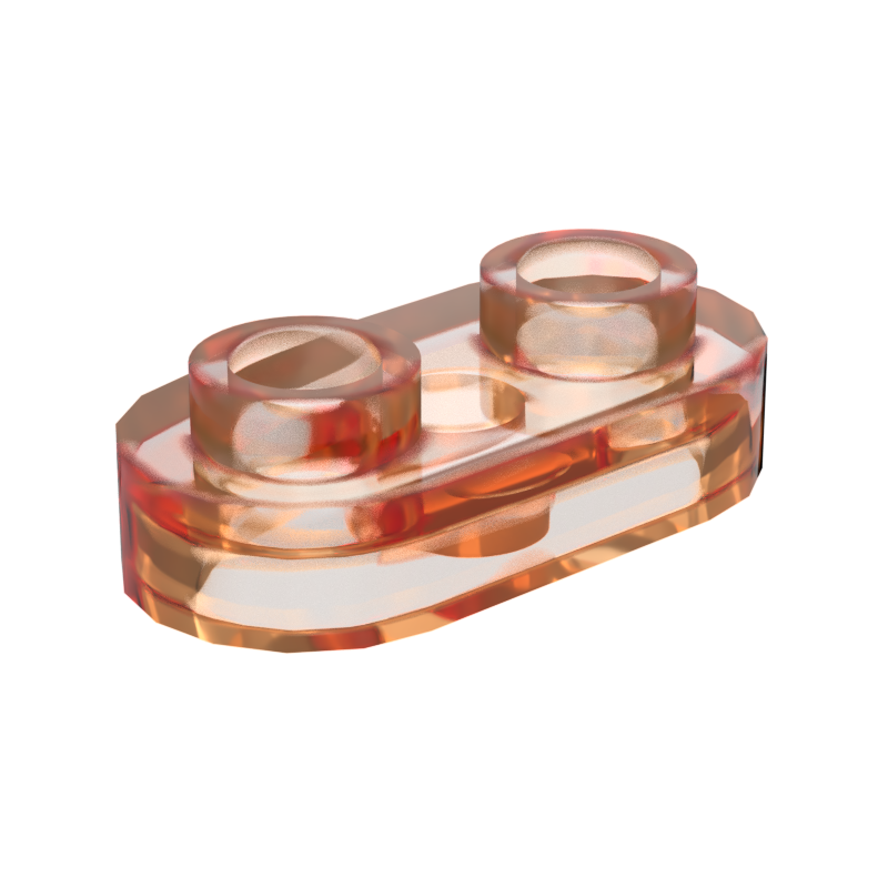 1×2 Rounded Plate w/ Open Stud – Pack of 10 – LEGO® Compatible – Choose Color 5