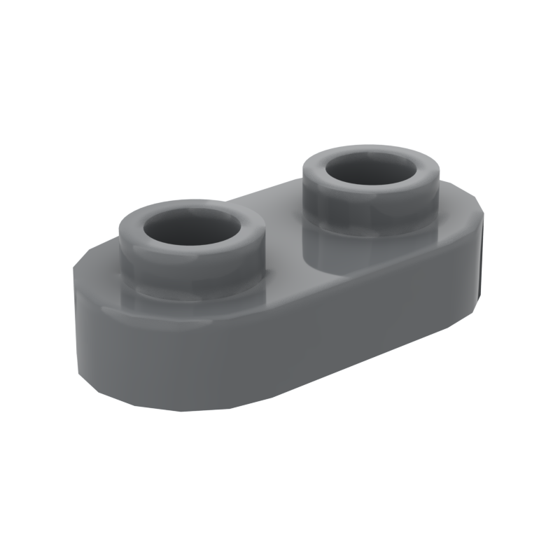 1×2 Rounded Plate w/ Open Stud – Pack of 10 – LEGO® Compatible – Choose Color 16