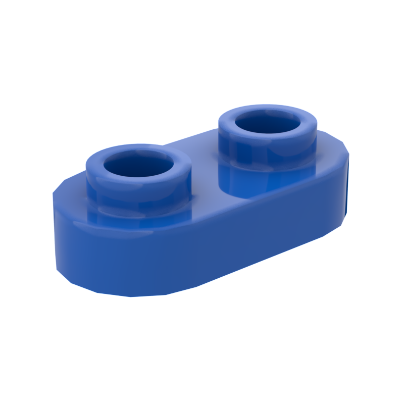 1×2 Rounded Plate w/ Open Stud – Pack of 10 – LEGO® Compatible – Choose Color 10