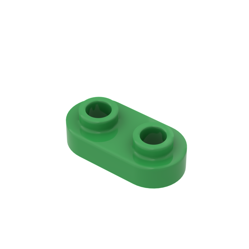 1×2 Rounded Plate w/ Open Stud – Pack of 10 – LEGO® Compatible – Choose Color 8