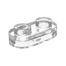 1×2 Rounded Plate w/ Open Stud – Pack of 10 – LEGO® Compatible – Choose Color 15