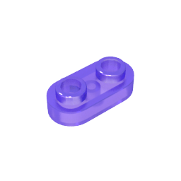 1×2 Rounded Plate w/ Open Stud – Pack of 10 – LEGO® Compatible – Choose Color 13