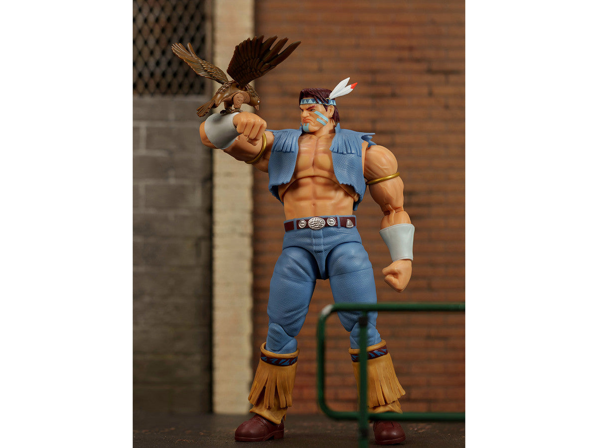 T. Hawk 7.5 inch Street Fighter collectible figure in fighting pose