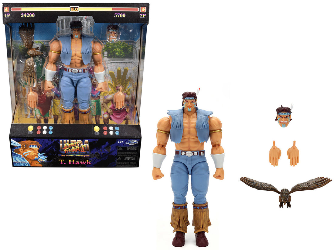 T. Hawk 7.5 inch Ultra Street Fighter II action figure with accessories by Jada Toys