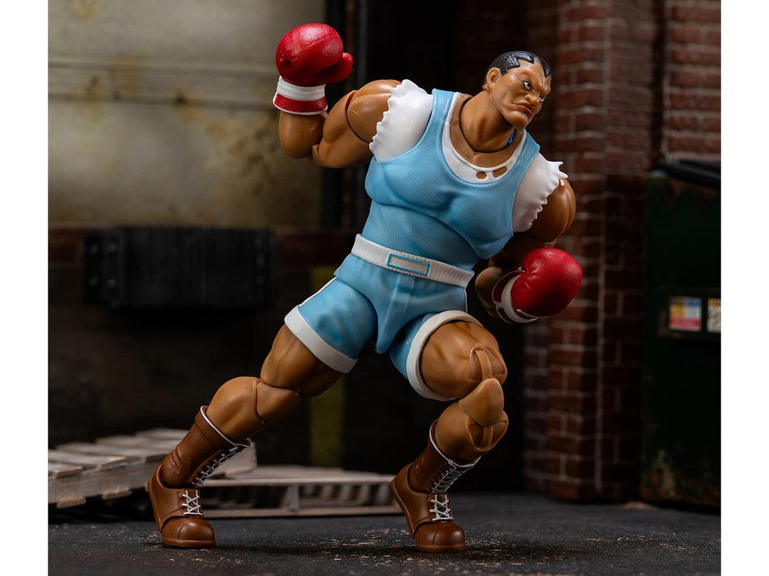 Balrog Street Fighter II collectible figure fighting pose
