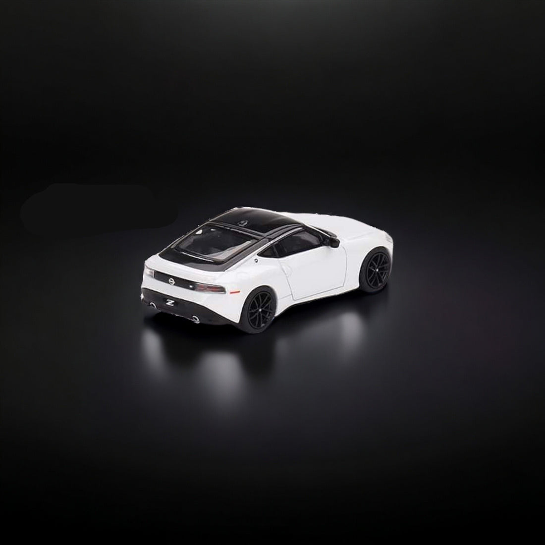 Nissan Z Performance 2023 Everest White #599 1:64 by Mini-GT TSM MGT00599 Angled Rear View