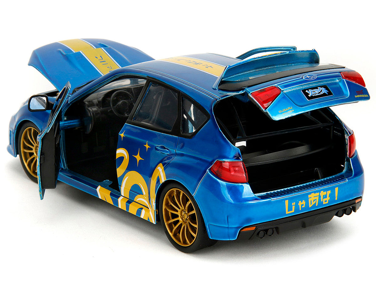 Subaru 2012 Impreza WRX STI Blue Metallic with Graphics and Sonic