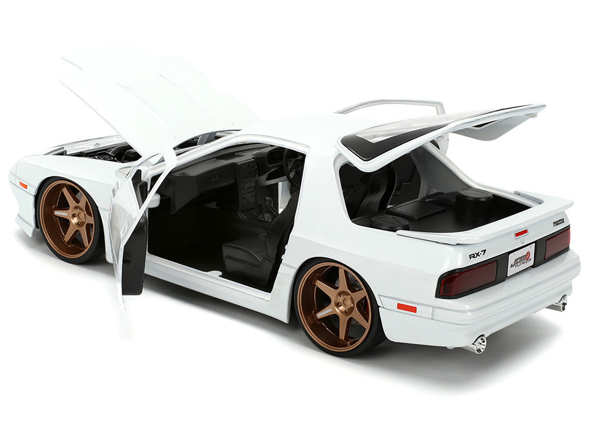 1985 Mazda RX-7 White "JDM Tuners" Series 1/24 Diecast Model Car by Jada-1
