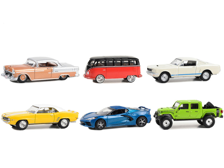 Barrett Jackson "Scottsdale Edition" Set of 6 Cars Series 12 1/64 Diecast Model Cars by Greenlight-1