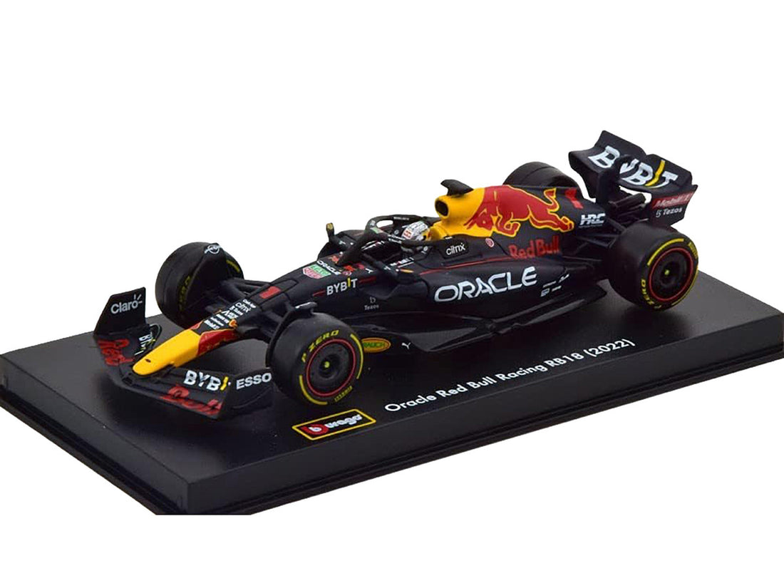 Red Bull Racing RB18 #1 Max Verstappen "Formula One F1 World Championship" (2022) with Display Case 1/43 Diecast Model Car by Bburago-2