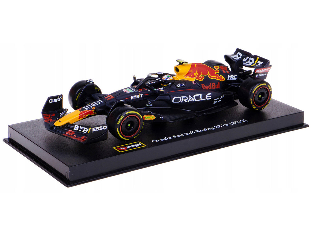 Red Bull Racing RB18 #11 Sergio Perez "Formula One F1 World Championship" (2022) with Display Case 1/43 Diecast Model Car by Bburago-2