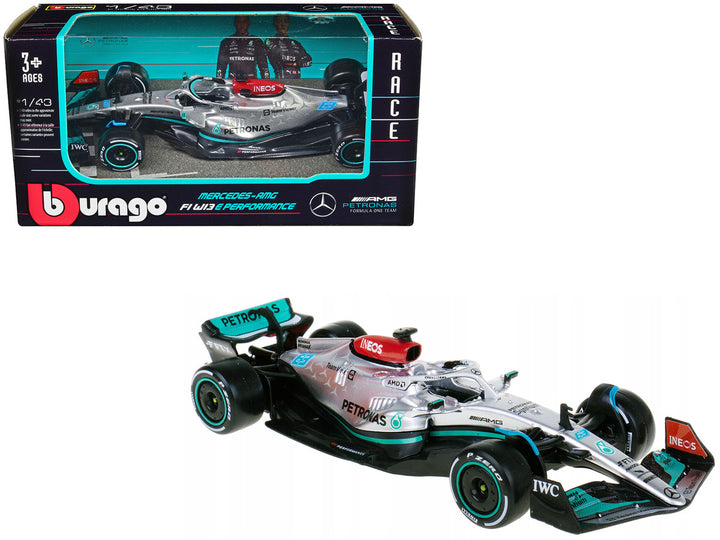 Mercedes-AMG F1 W13 E Performance #63 George Russell "F1 Formula One World Championship" (2022) 1/43 Diecast Model Car by Bburago-0