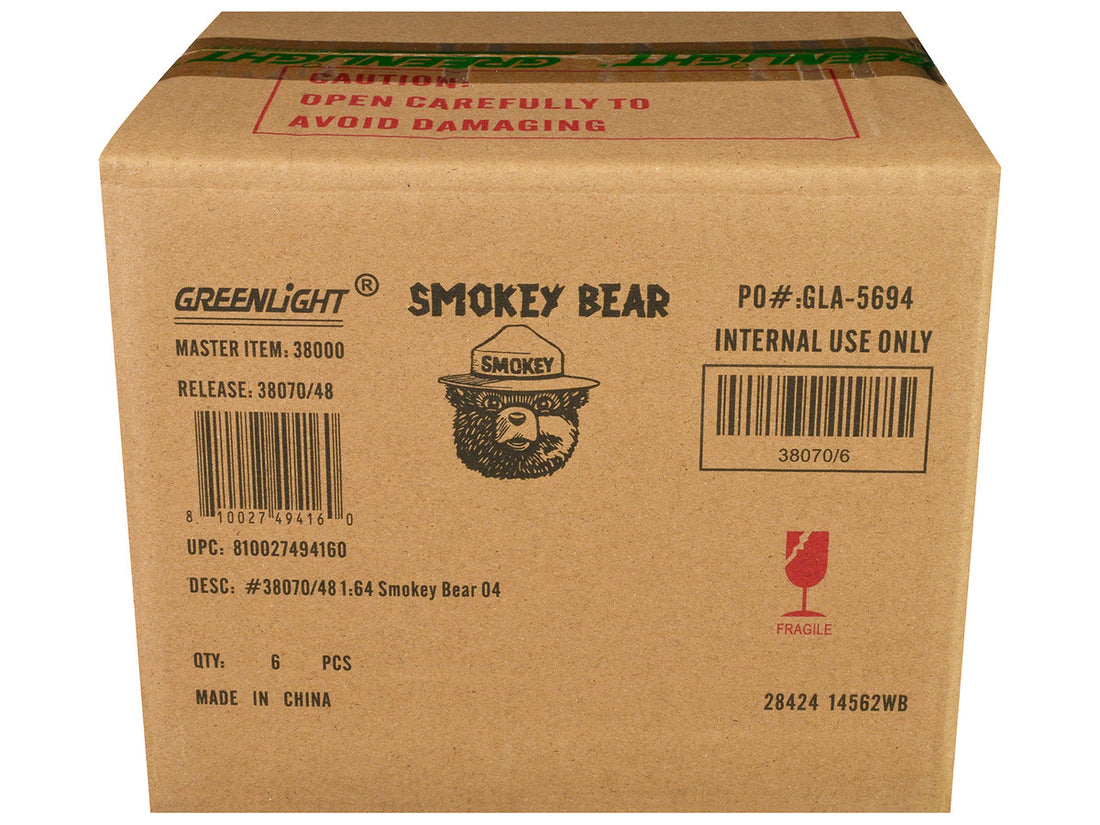 "Smokey Bear" Set of 6 Cars Series 4 1/64 Diecast Model Cars by Greenlight-2
