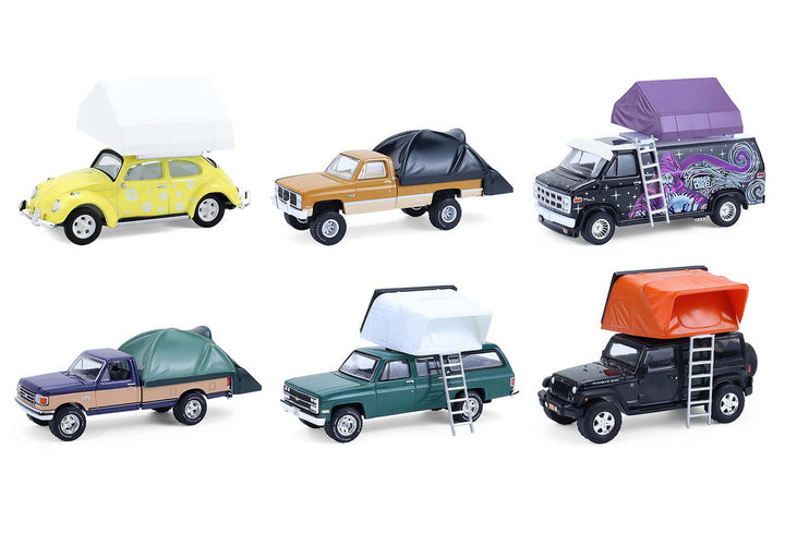 The Great Outdoors Series 4 Set of 6 pieces 1/64 Diecast Model Cars by Greenlight