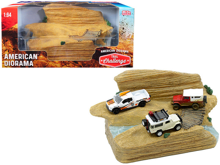 Trail Challenge Resin Diorama for 1/64 Scale Models by American Diorama