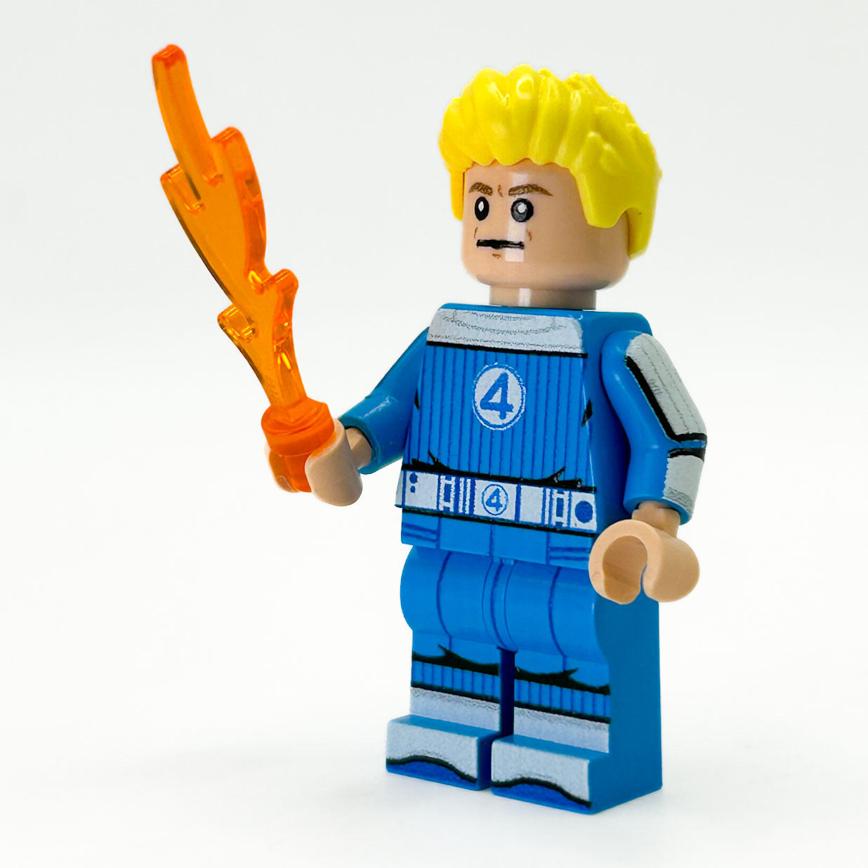 JOHNNY FIRE (FanPlastic 4) made using LEGO parts - B3 Customs