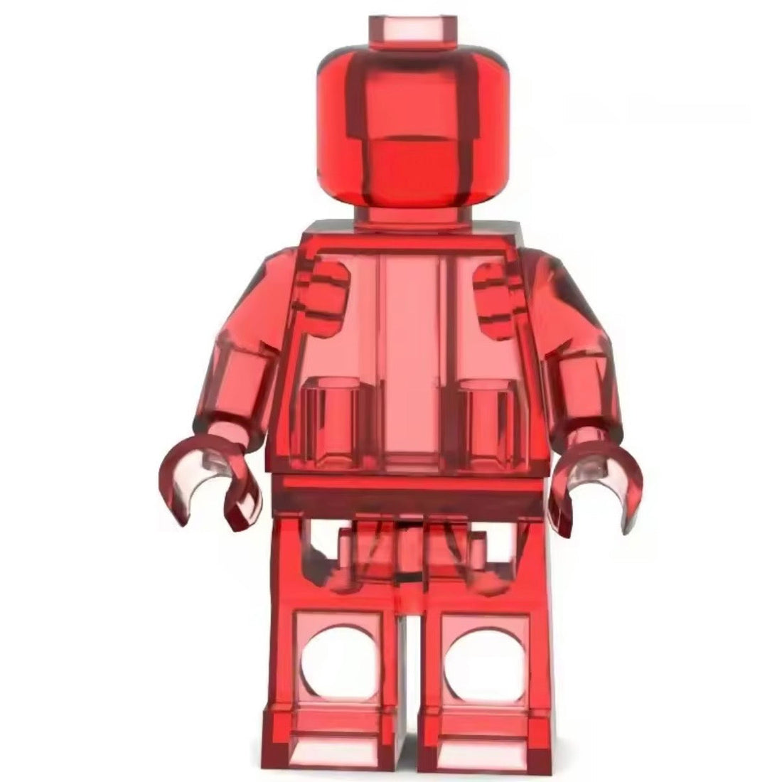 Set of 12 Transparent Minifigures – Clear Minifigs (Adult Builds & Display-Grade) for Lego 10