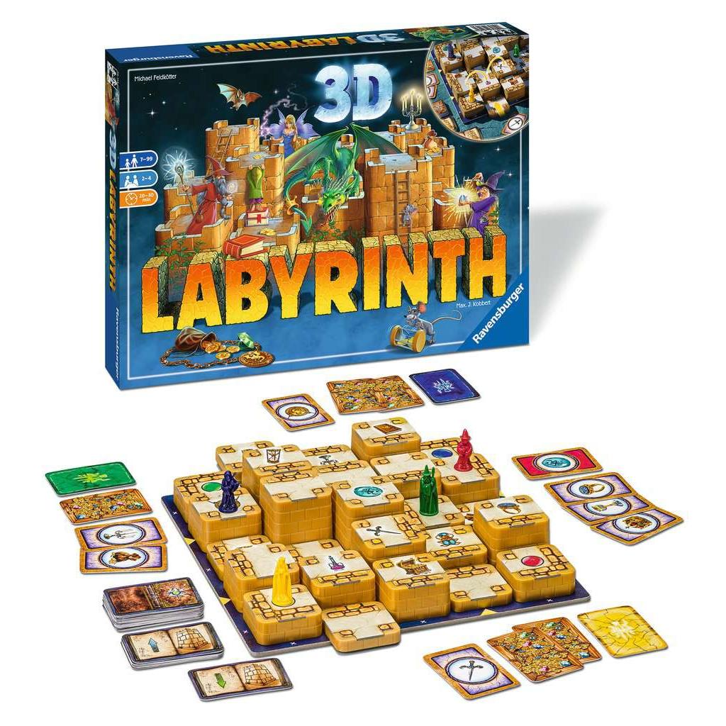 3D Labyrinth - Fantasy Boardgame - Ravensburger 2