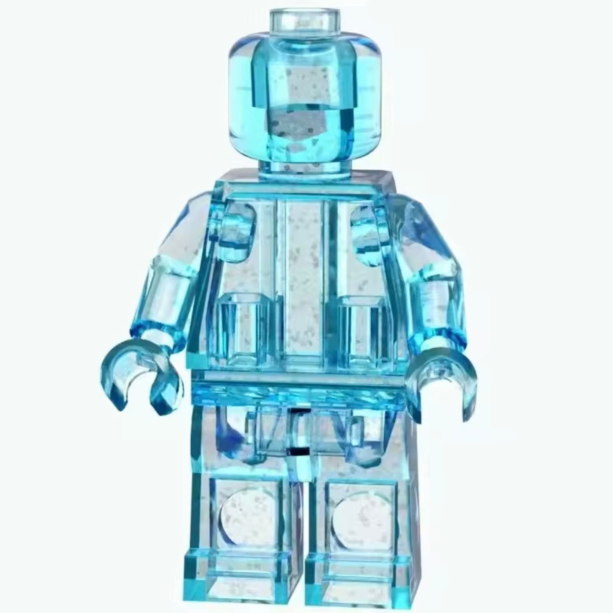 Set of 12 Transparent Minifigures – Clear Minifigs (Adult Builds & Display-Grade) for Lego 11