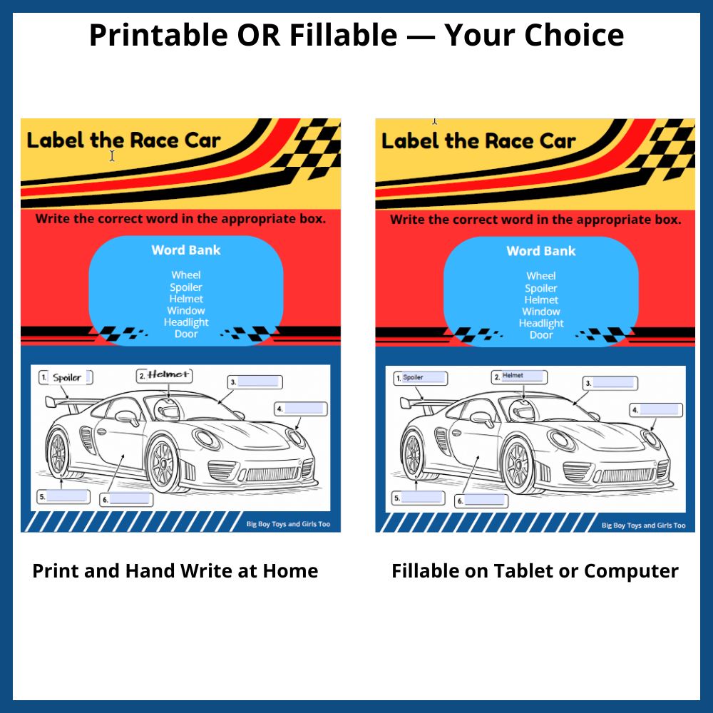 Ultimate Car Racing Learning & Activity Book | Printable PDF for Ages 6–10